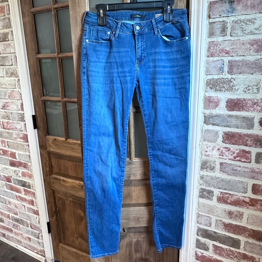 Mavi Emma Slim Boyfriend Jeans Womens 30x34 Blue Medium Wash
